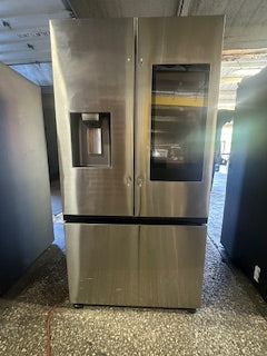 Samsung - 30 cu. ft. 3-Door French Door Smart Refrigerator with Family Hub - Fingerprint Resistant Stainless Steel